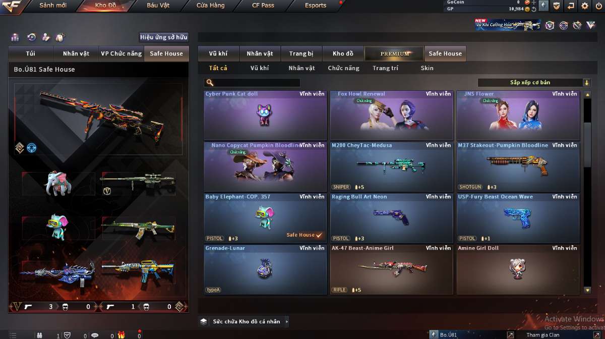 shop acc cf uy tin gia re